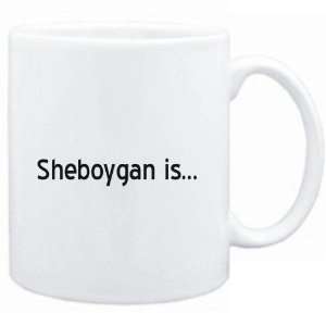  Mug White  Sheboygan IS  Usa Cities