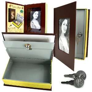  Deluxe Wooden Photo Box w/ Security Safe