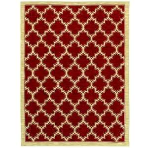  Shaw Mirabella Milazzo Red 1800 5 x 7 9 Area Rug