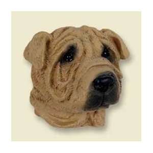  Shar Pei Dog Magnet   Brown