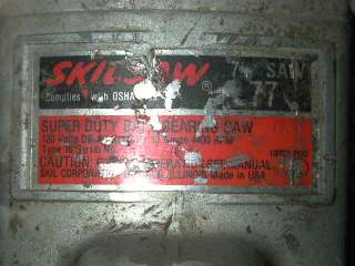 Skil Skilsaw 77 HD77 Worm Drive Super Duty Circular Saw w/ Long Cord 
