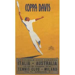  TENNIS COPPA DAVIS AUSTRALIA MILANO 1930 ITALY ITALIA 