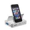   VGA YPbPr Charger Docking Station for iPad iPhone 4 4G touch  