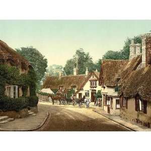  Vintage Travel Poster   Shanklin old village Isle of Wight 