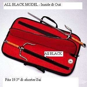 BLACK Sai Weapons Carry Case for Sai up to 19.5 long  