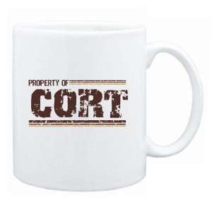  New  Property Of Cort Retro  Mug Name