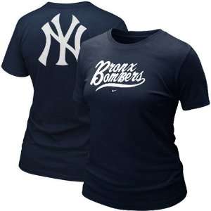  Nike New York Yankees Ladies Navy Blue Local T shirt 