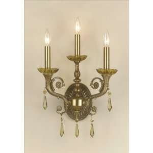  The Ornate Regal Wall Sconce By Crystorama