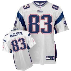  Reebok New England Patriots Wes Welker Authentic White 