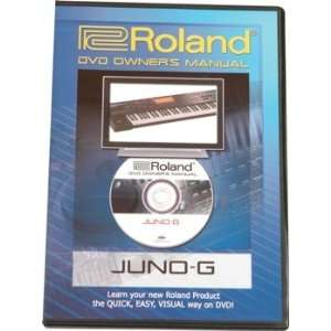  Roland DVD Manual for Juno G (Juno G DVD Owners Manual 