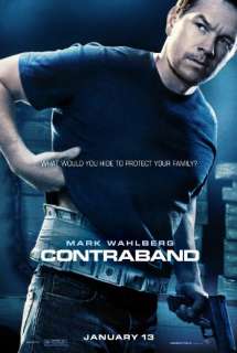 CONTRABAND  2012 orig 2 sided 27x40 movie poster  MARK WAHLBERG, KATE 