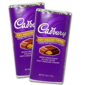 Cadbury Bar   Milk Chocolate Soft English Toffee (Pack of 24  