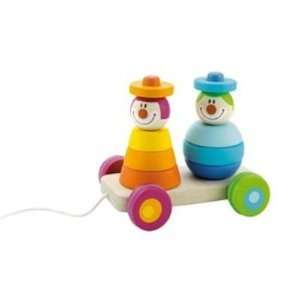  Sevi Stacking Pull Along Toy, Clown Baby