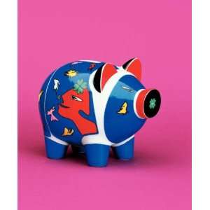 Piggy Bank, Butterflies Piggy, Porcelain Piggy Bank for Kids and 