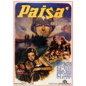  Paisan (1946) 27 x 40 Movie Poster Italian Style A