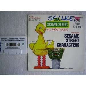  Sesame Street All About Music (Long and Short) Book and 