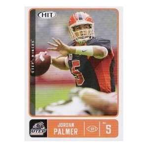 2007 Sage HIT 58 Jordan Palmer RC ( UTEP QB ) NFL Rookie Trading Card