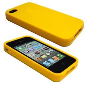  Yellow Egg Crack Flex Gel Skin / Case / Cover for AT&T Apple iPhone 