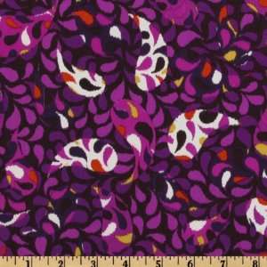  44 Wide Theory Teardrop Paisley Purple Fabric By The 