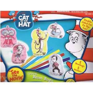  The Cat in the Hat  Coloring Bean Bags Toys & Games