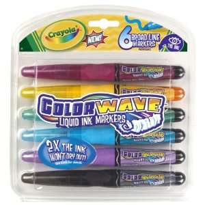  CRAYOLA COLOR WAVE MARKERS 1 EACH OF 8 COLORS FINE TIP 