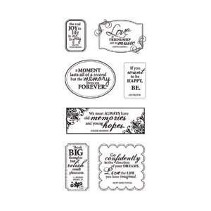   Stamps 4X8 Sheet   All Around Quotes by Fiskars Arts, Crafts & Sewing