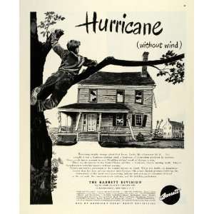  1945 Ad Barrett Creosote Oil Lumber Home Termite Pests 