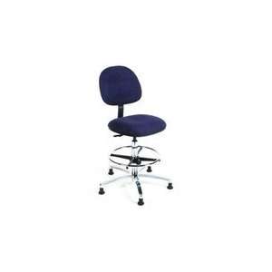  Adjustable 17 21 ESD SAfe Fabric Chair with Aluminum Base 