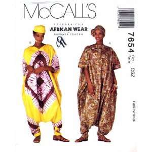   Pattern African Wear Jumpsuit Hat Headwrap Arts, Crafts & Sewing