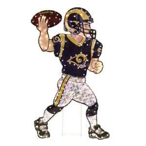 St. Louis Rams NFL Light Up Animated Player Lawn Decoration (44)