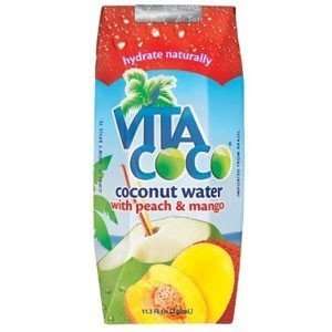  Vita Coco Peach Mango Coconut Water 11.2oz 12 Pack 