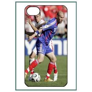  Zidane France Football Soccer iPhone 4 iPhone4 White Case 