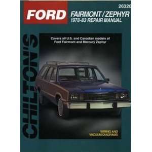   & Mercury Zephyr Chilton Repair Manual (1978 1983) Automotive