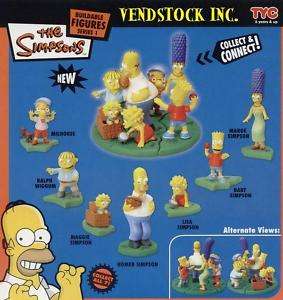   SIMPSONS NEW BUILDABLE MINI FIGURES CAKE TOPPERS CONNECT YOU PICK ONE