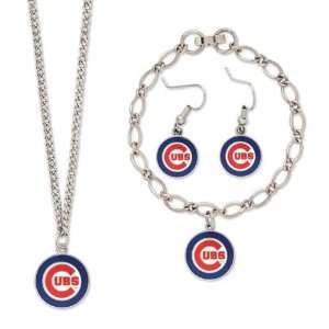  Chicago Cubs Jewelry Gift Set by Wincraft Sports 