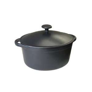 Le Cuistot Heritage Casserole 11 Qts   Matte Black  