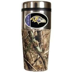   Ravens Open Field Travel Tumbler with Camo Wrap