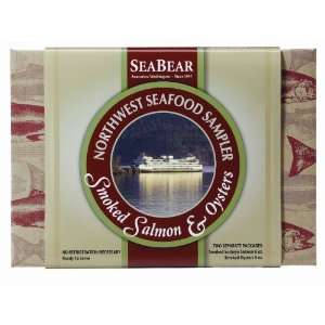 SeaBear Northwest Seafood Sampler, 11 Ounce Boxes  Grocery 