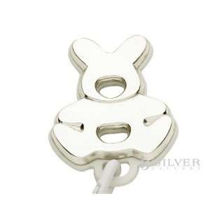  Cunill Sterling Silver Rabbit Pacifier Pin Baby