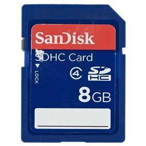  SanDisk 8GB Class 4 SDHC Memory Card