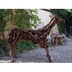   Artist Callon Pierre Sculpteur   91 Inches x 71 Inches   vino caballo