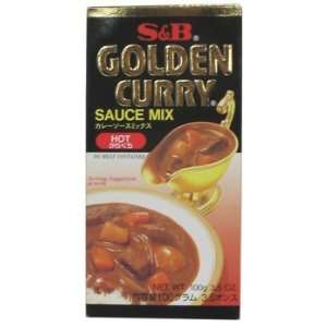 Golden Curry Sauce Mix   Hot 3.5 Grocery & Gourmet Food