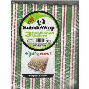   Christmas Bubble Wrap Cushioned Mailers (Case of 18)