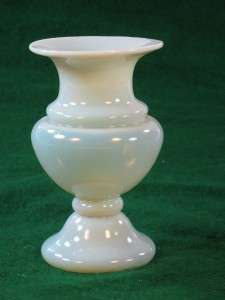 This is a nice hand blown opaline glass vase