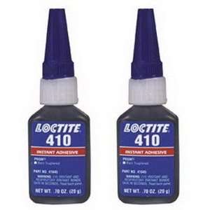  Loctite Prism 410, 20 gm Black Toughened Instant Adh., 2 