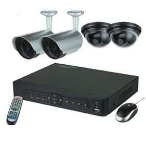  4 Channel D1 DVR with 2 Outdoor & 2 indoor Cameras Camera 