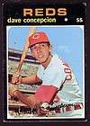 DAVE CONCEPCION 1971 Topps card  