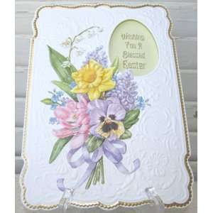   Wilson Easter Greeting Card   Spring Bouquet