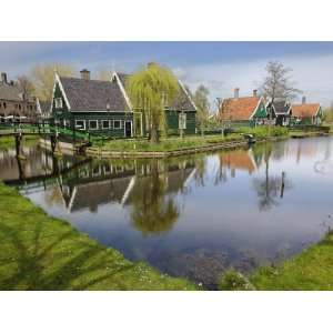 Classic Dutch homes, Zaanse Schans, Holland, Netherlands Photographic 
