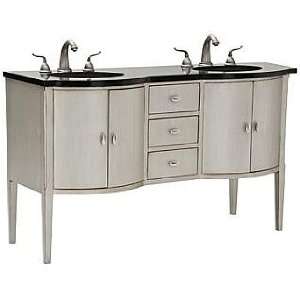  Ambella Home Sterling Bowfront Double Sink Chest 08939 110 